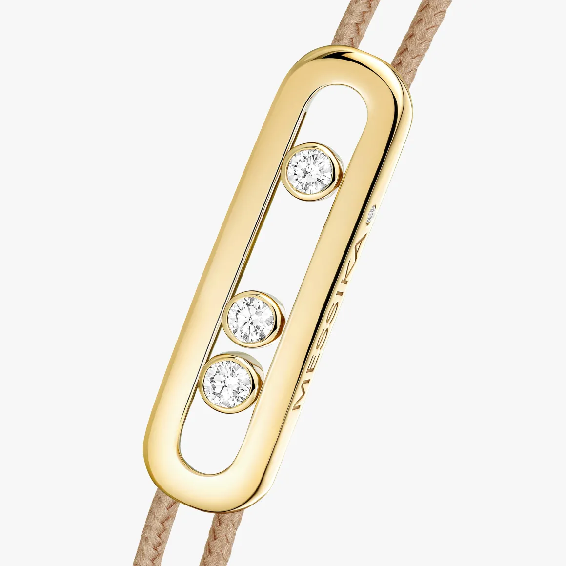 Cordon Messika CARE(S) Beige Diamant Or Jaune