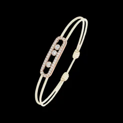 Cordon Messika CARE(S) Crème Pavé Diamant Or Rose