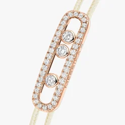 Cordon Messika CARE(S) Crème Pavé Diamant Or Rose