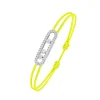 Cordon Messika CARE(S) Jaune Pavé en or blanc