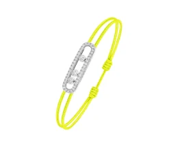 Cordon Messika CARE(S) Jaune Pavé en or blanc