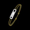 Cordon Messika CARE(S) Kaki Diamant Or Blanc