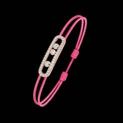 Cordon Messika CARE(S) Rose Pavé en or rose