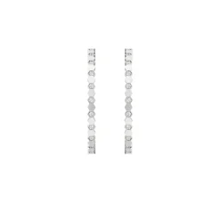 Créoles Bee de Chaumet Or blanc, diamants 085447