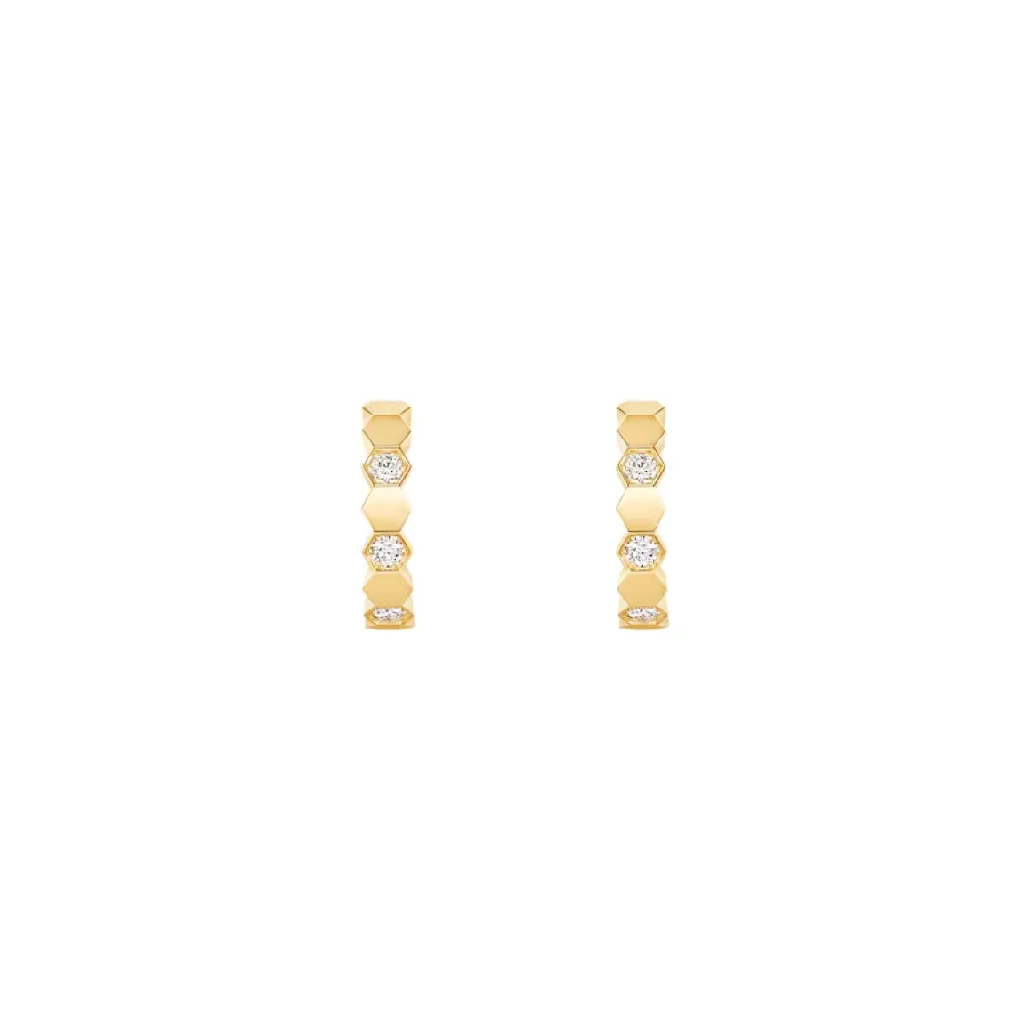 Créoles Bee de Chaumet Or jaune, diamants 085475