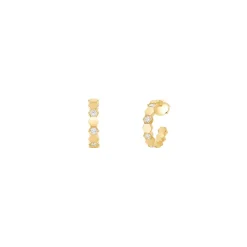 Créoles Bee de Chaumet Or jaune, diamants 085475