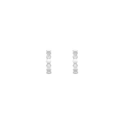Créoles Bee de Chaumet Or blanc, diamants 085271