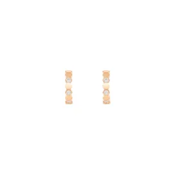 Créoles Bee de Chaumet Or rose, diamants 084809