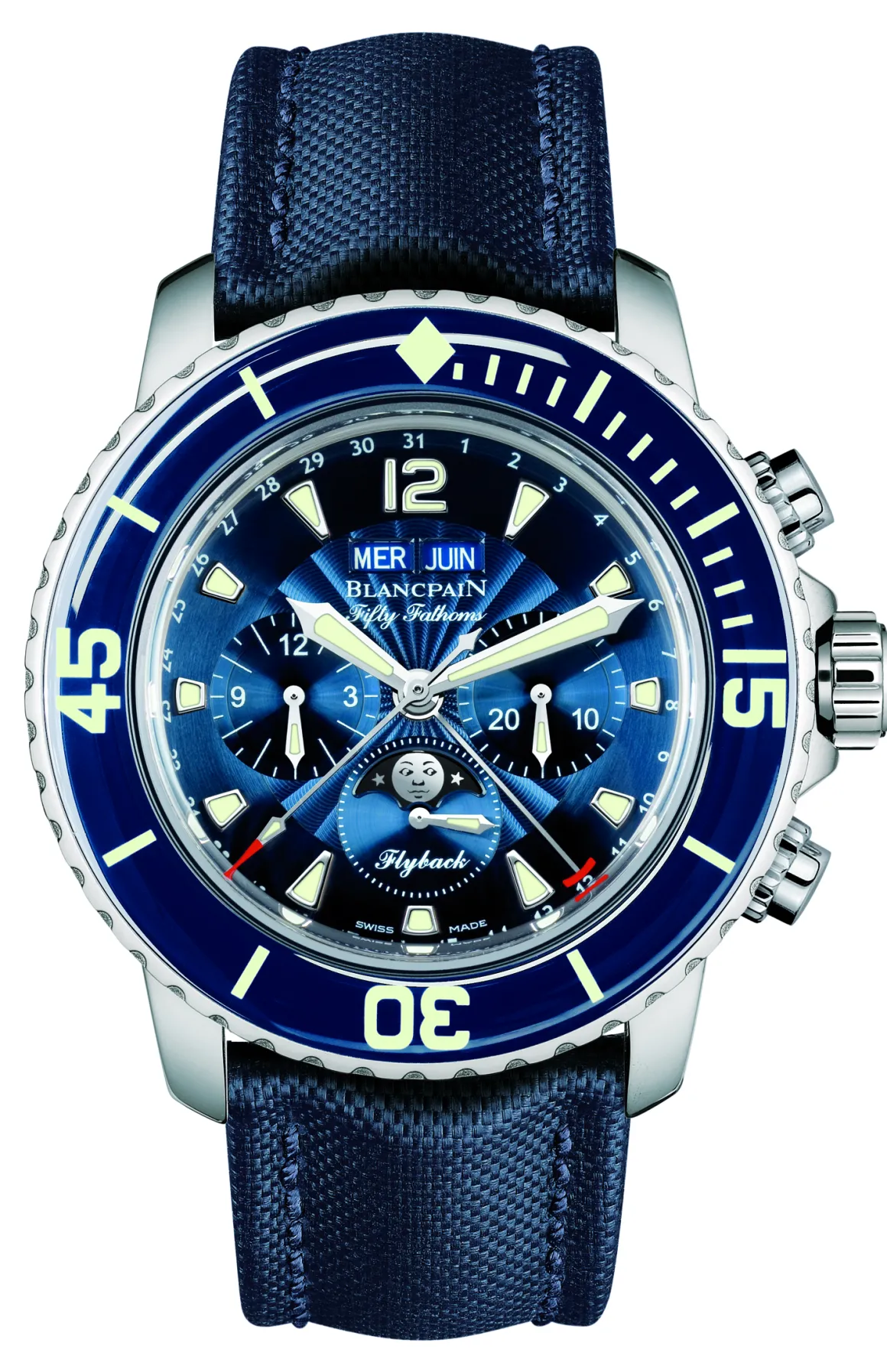 Fifty Fathoms Chronographe Flyback Quantième Complet