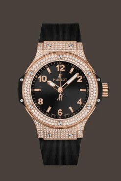 Gold Pavé 38MM