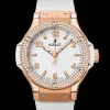 Gold White Diamonds 38MM