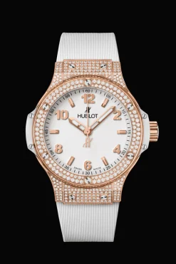 Gold White Pavé 38MM