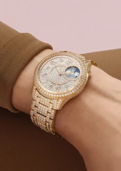 Égérie phase de lune joaillerie