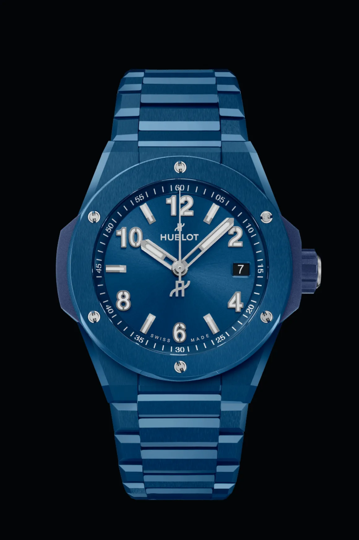 Integrated Time Only Blue Ceramic 38MM