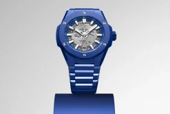 Integrated Time Only Blue Indigo Ceramic 40MM