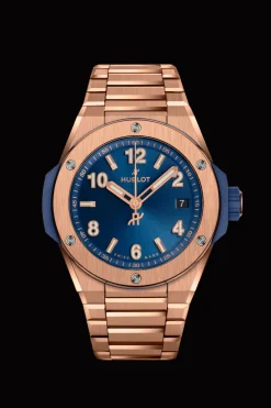 Integrated Time Only King Gold Blue 38MM