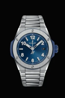 Integrated Time Only Titanium Blue 38MM