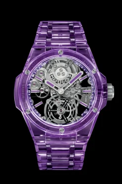 Integrated Tourbillon Full Purple Sapphire 43MM