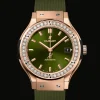 King Gold Green Diamonds 38MM