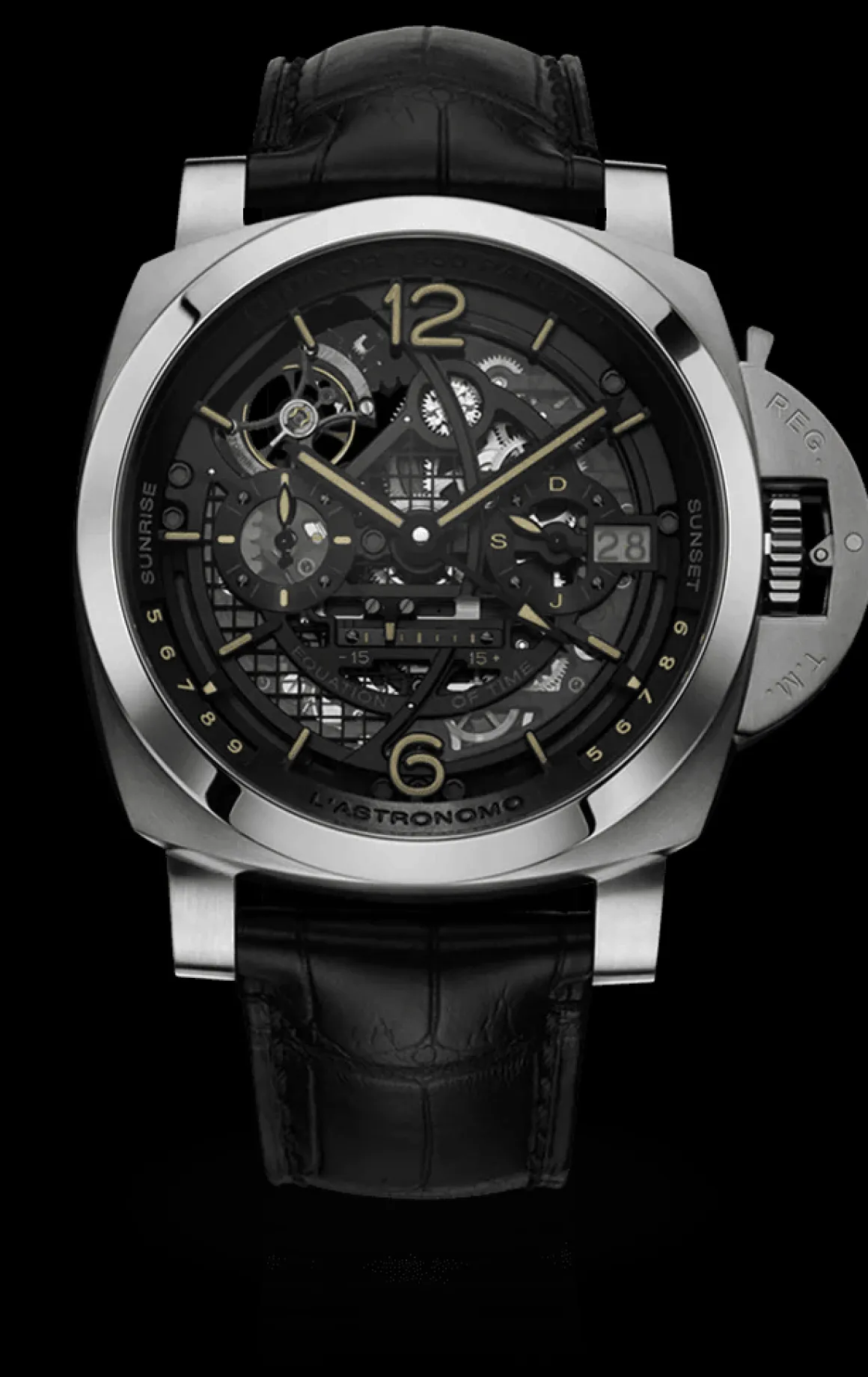 Luminor Tourbillon Moon Phases Equation Of Time GMT