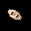 Mono boucle d’oreille Menottes dinh van R8 or rose et diamants
