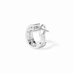 Mono Créole Pulse or blanc et diamants