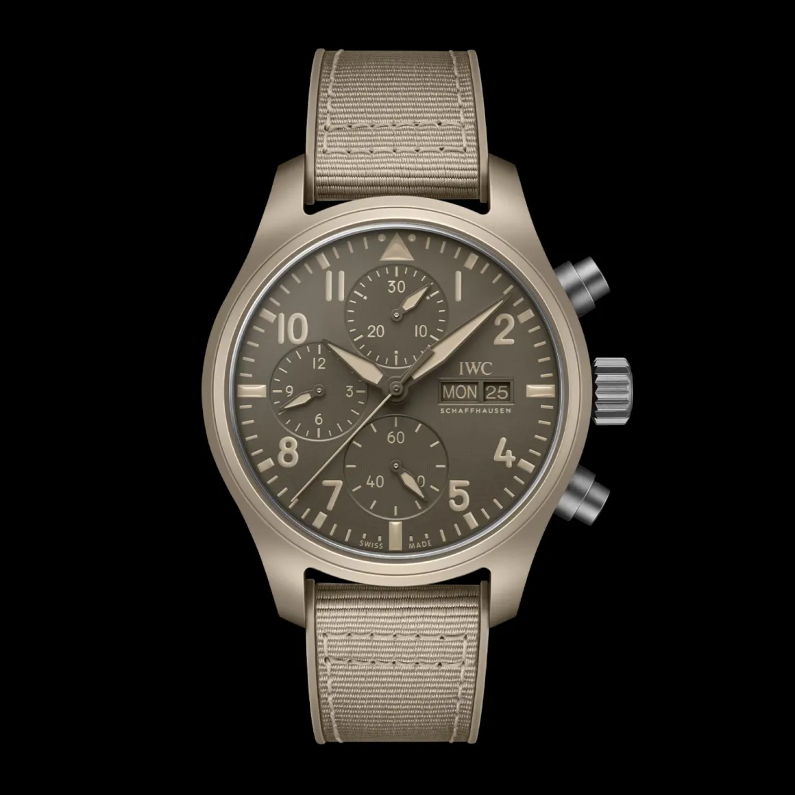 Montre d'aviateur chronographe 41 top Gun Mojave Desert