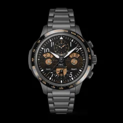 Montre d'Aviateur Chronographe Performance Calendrier Perpétuel Digital Date et Mois