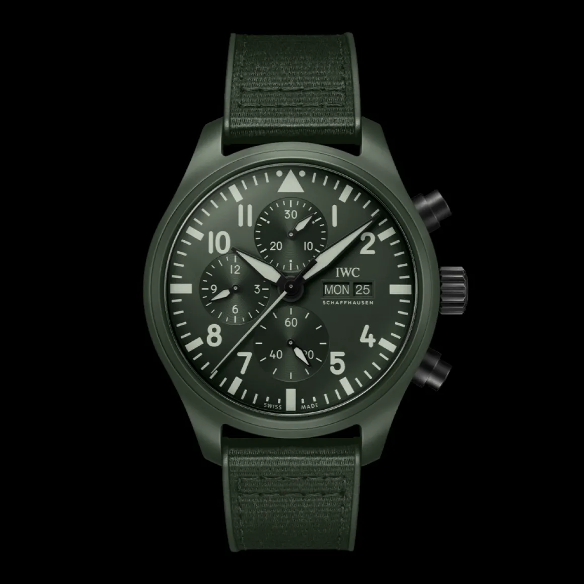 Montre d’Aviateur Chronographe TOP GUN Edition «Woodland»
