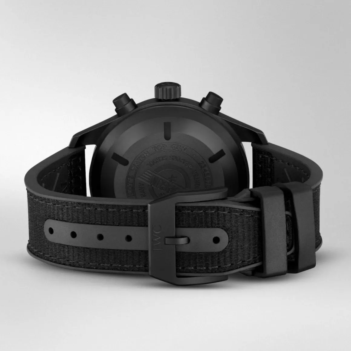 Montre d’Aviateur Double Chronographe Top Gun Ceratanium