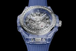 One Click Blue Sapphire Diamonds 39MM