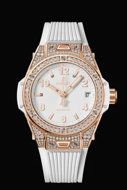One Click King Gold White Pavé 39MM