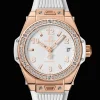 One Click King Gold White Diamonds 39MM