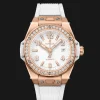 One Click King Gold White Diamonds 33MM