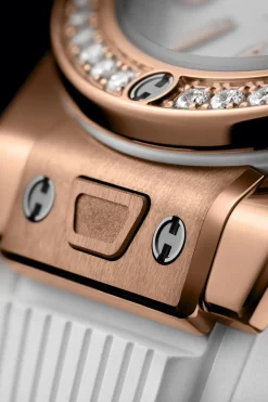 One Click King Gold White Diamonds 33MM