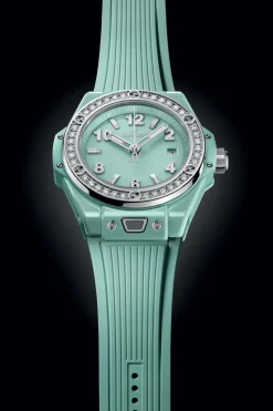 One Click Mint Green Ceramic Diamonds