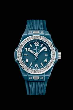 One Click Petrol Blue Ceramic Diamonds