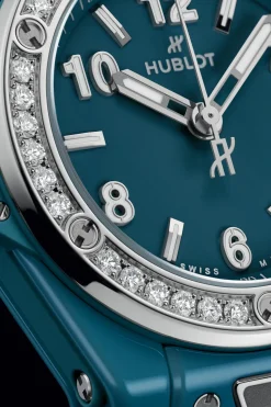 One Click Petrol Blue Ceramic Diamonds