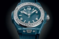 One Click Petrol Blue Ceramic Diamonds
