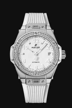 One Click Steel White Diamonds 39MM
