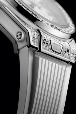 One Click Steel White Pavé 33MM