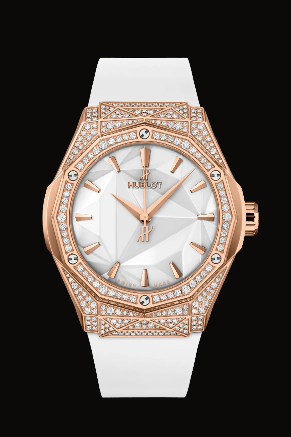 Orlinski King Gold White Pavé 40MM