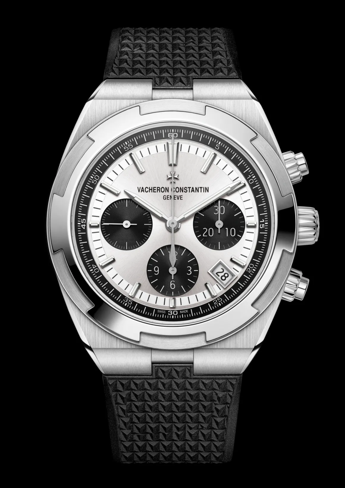 Overseas chronographe acier