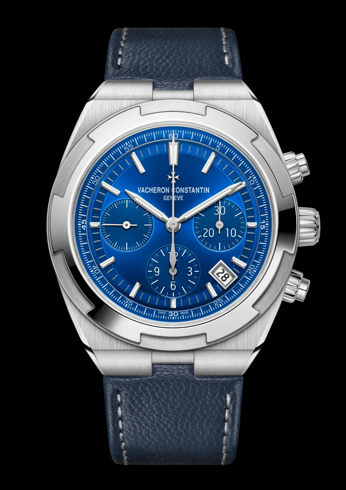 Overseas chronographe acier