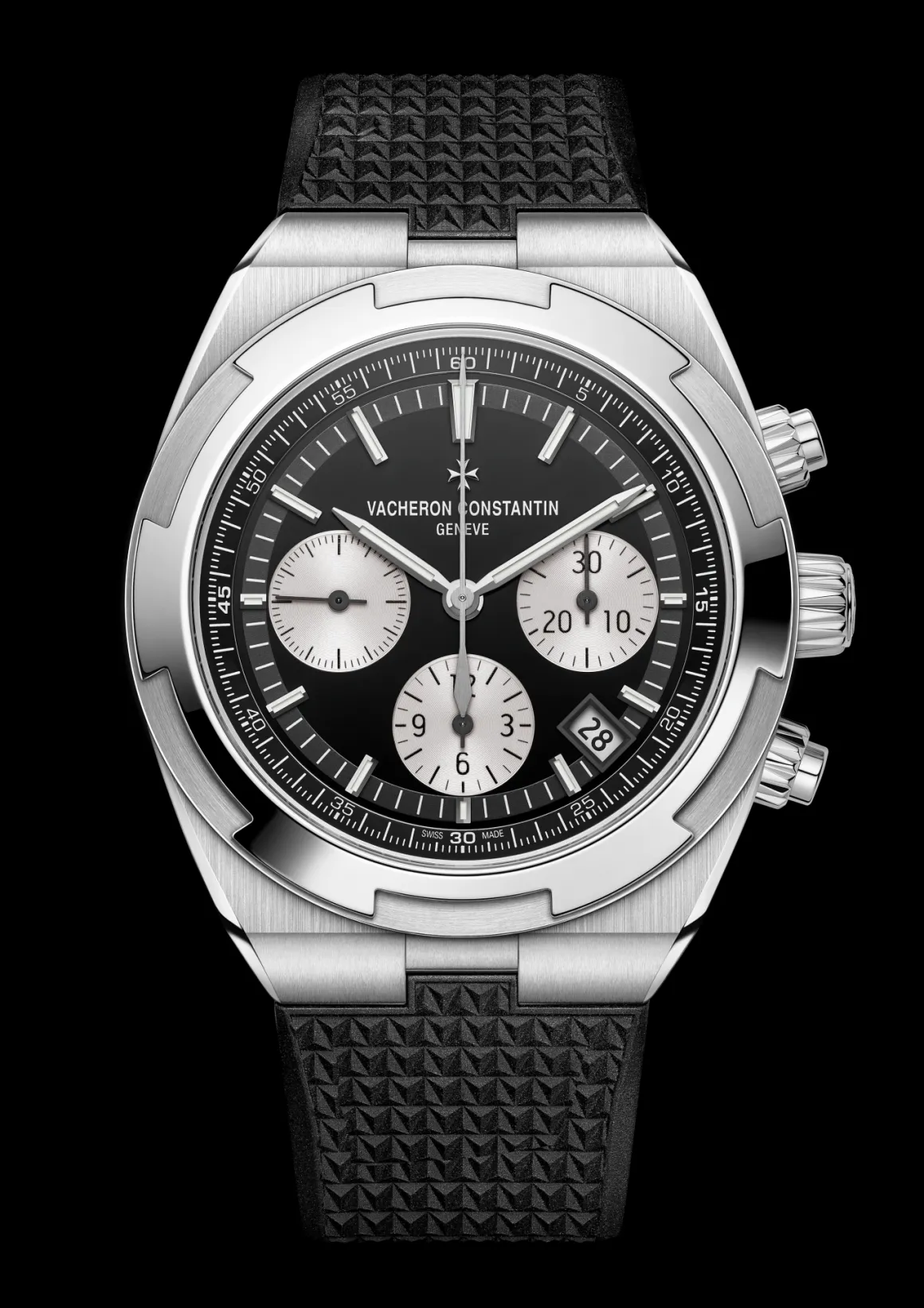 Overseas chronographe acier