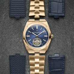 Overseas tourbillon or rose