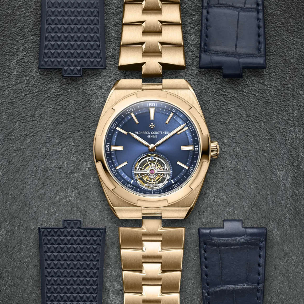 Overseas tourbillon or rose