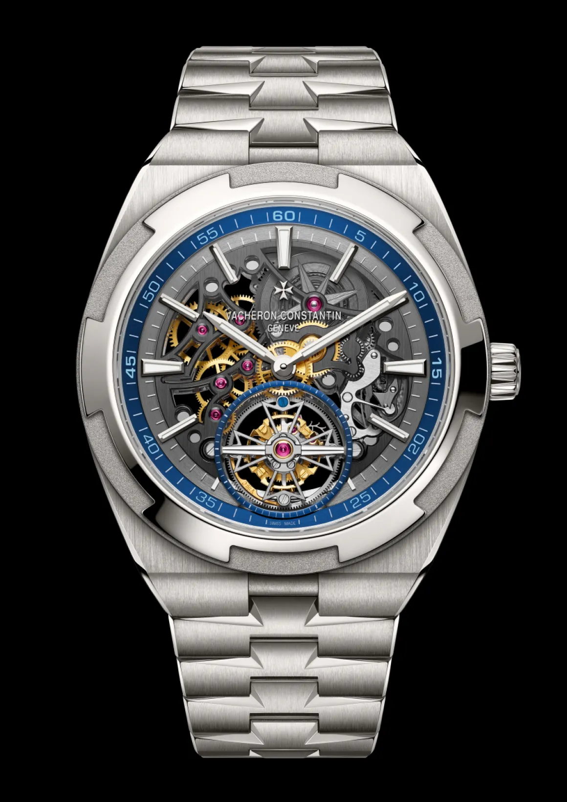 Overseas tourbillon squelette