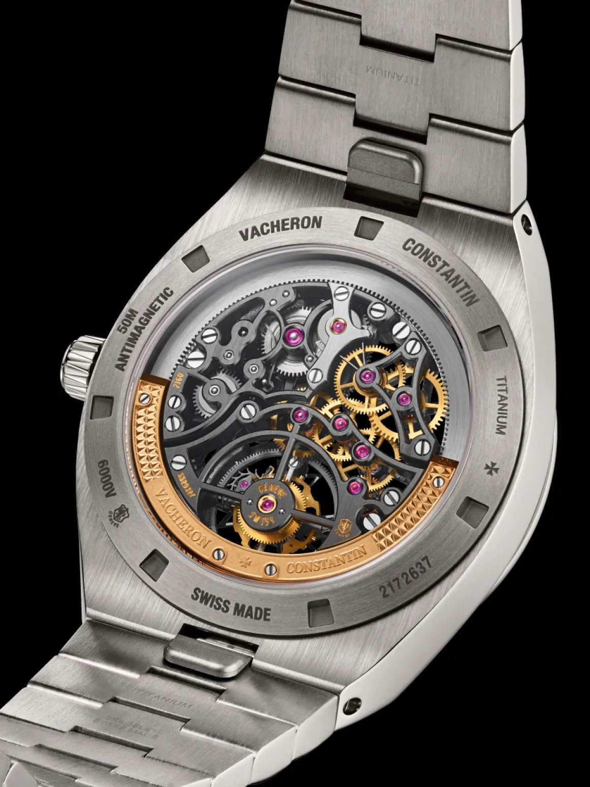 Overseas tourbillon squelette