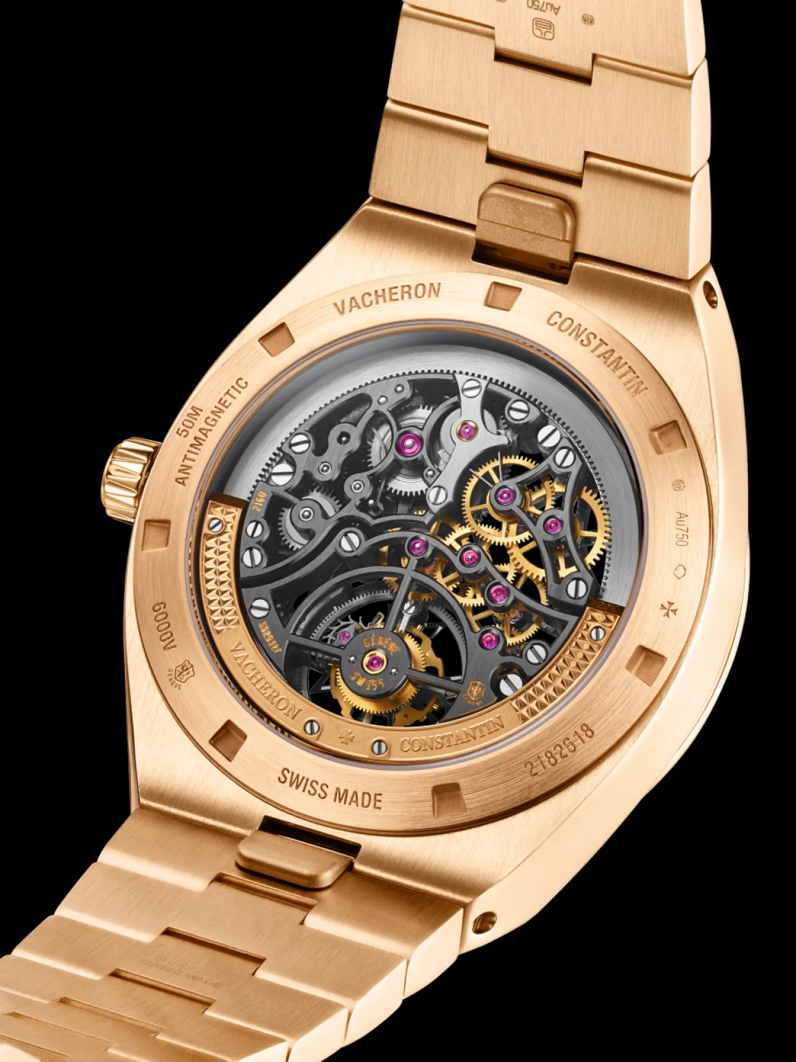 Overseas tourbillon squelette